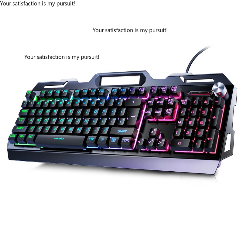 Gaming Keyboard And Mouse Set - Conjunto de três peças Yindiao V2G5