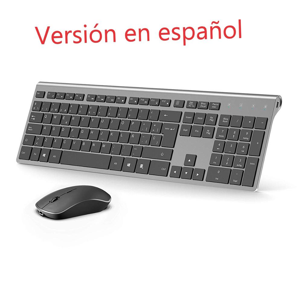 Gaming Keyboard And Mouse Combo Wireless - Conjunto de teclado e mouse sem