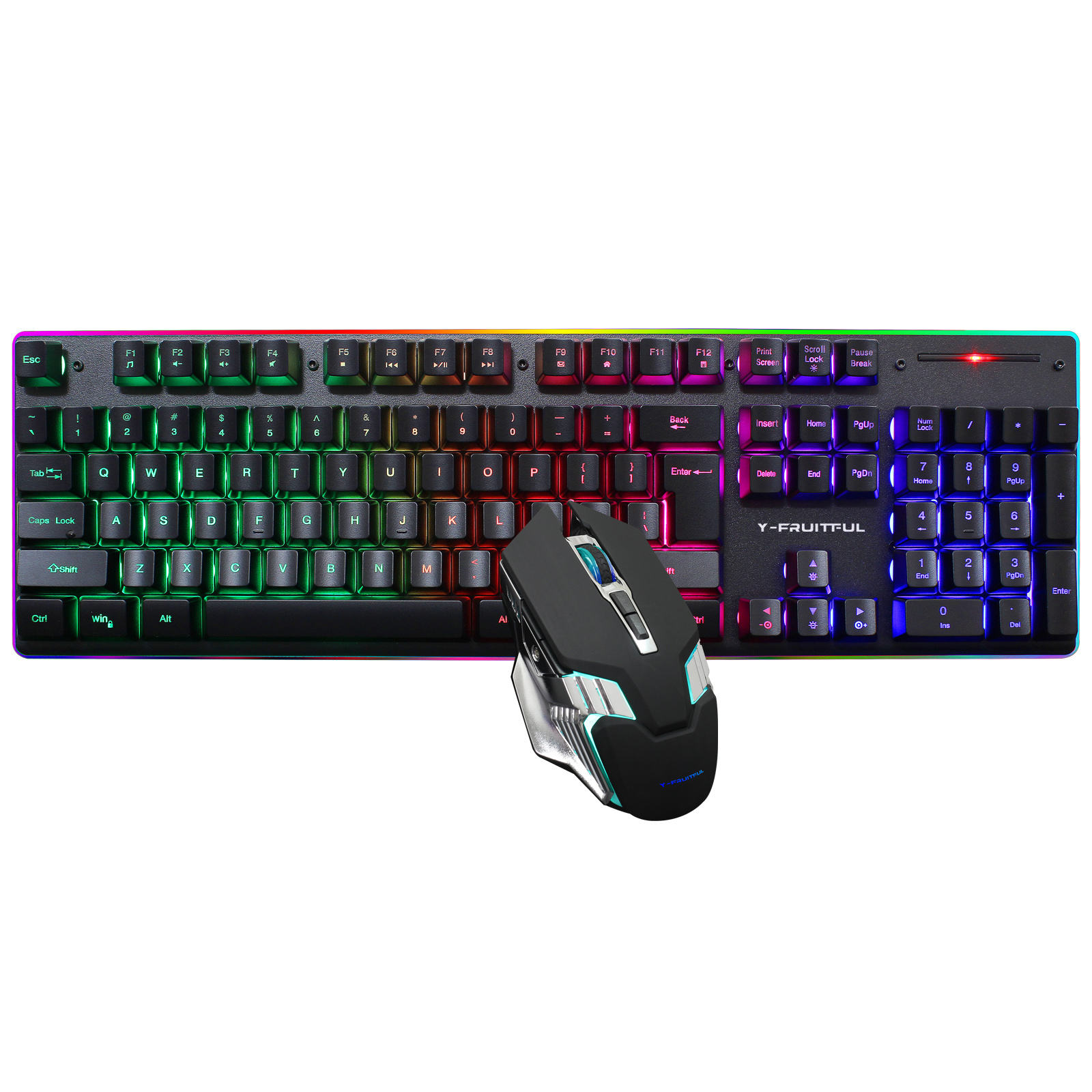 Gaming Keyboard And Mouse Combo Wireless - 104 teclas RGB computador sem fio
