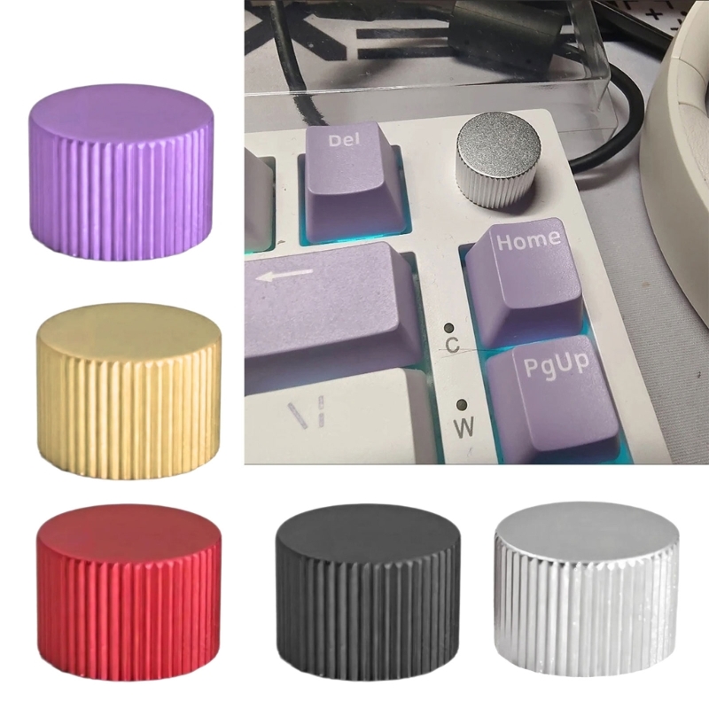 Gaming Keyboard Types - Botão controle metal elegante para digitação