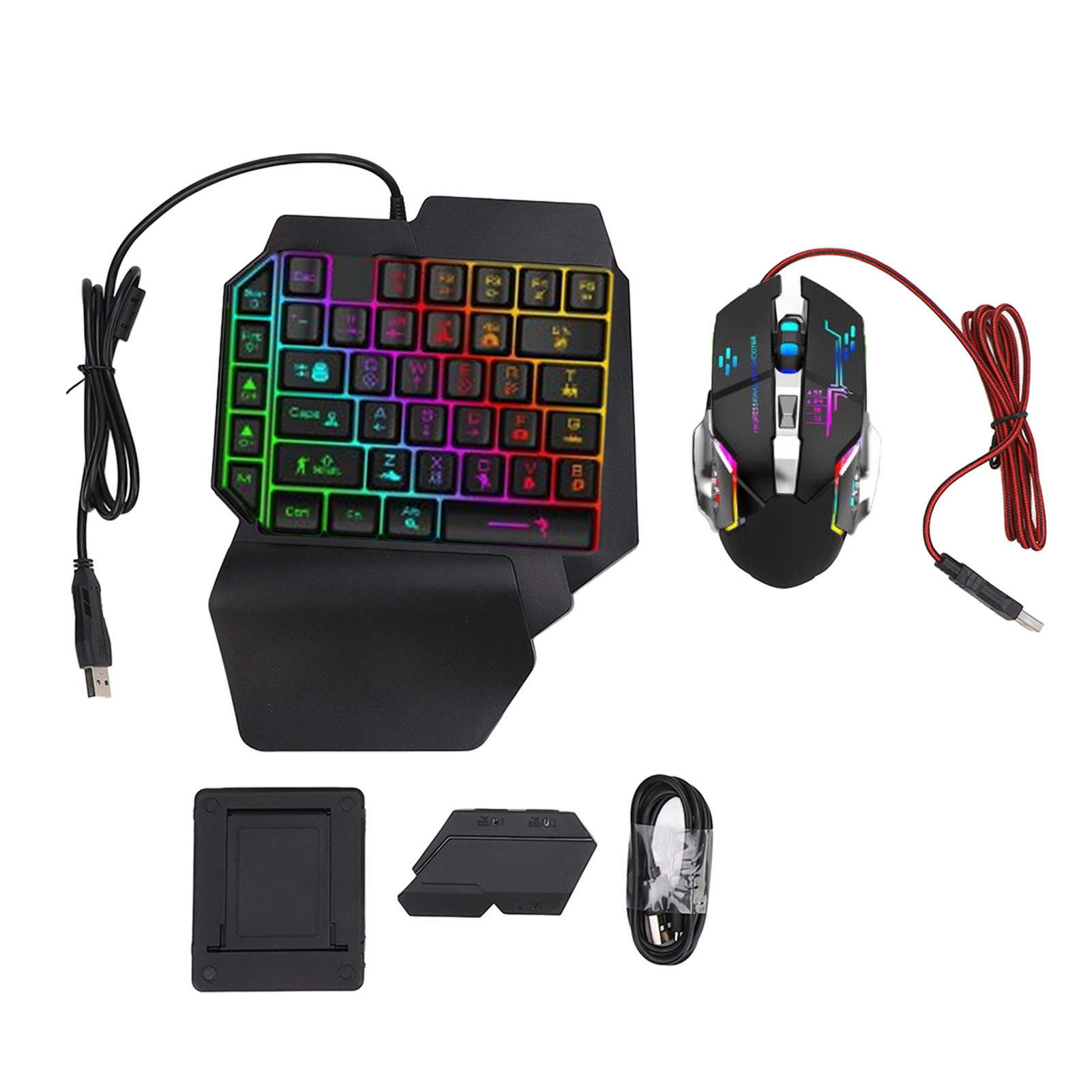 Gaming Keyboard And Mouse Set - Conjunto de Conversor de Teclado e