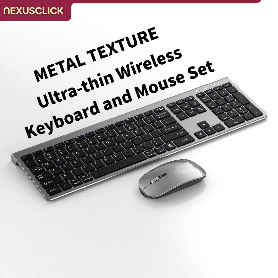 Gaming Keyboard And Mouse Combo Wireless - NexusClick Combo de Teclado e Mouse