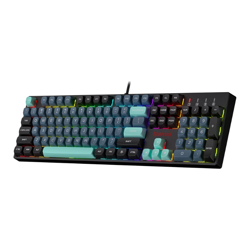Gaming Keyboard Thocky - Redragon K582 SE com fio RGB