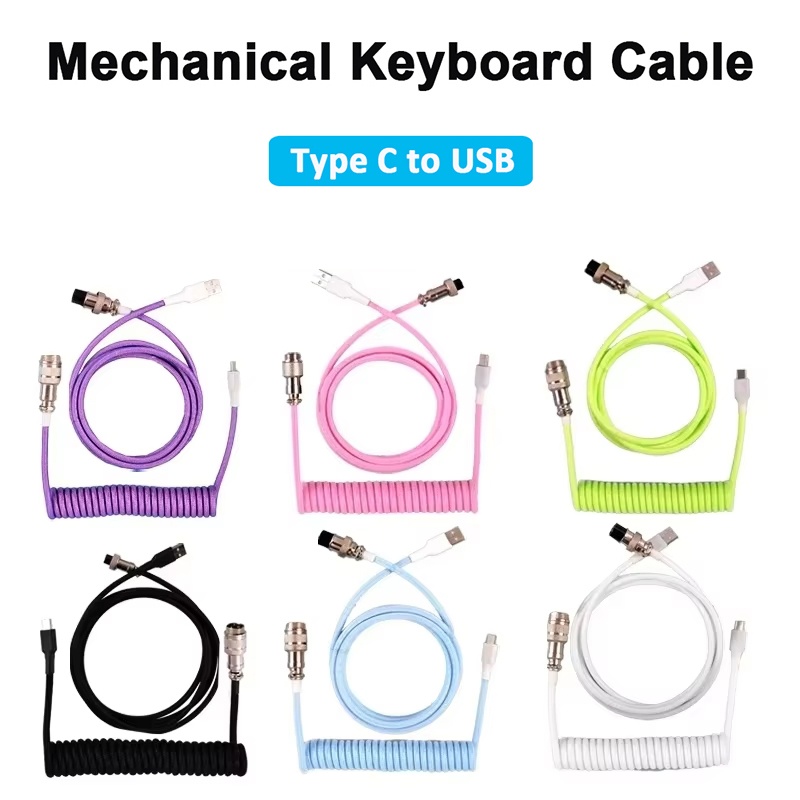 Cabo espiralado para teclado m - Gaming Keyboard Types avaliação e preço