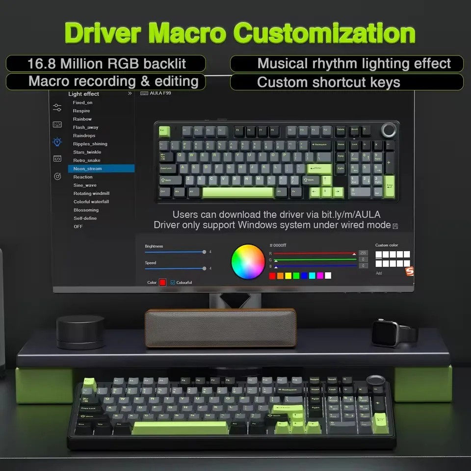 Teclado mecânico para jogos AU - Gaming Keyboard Thocky avaliação e preço