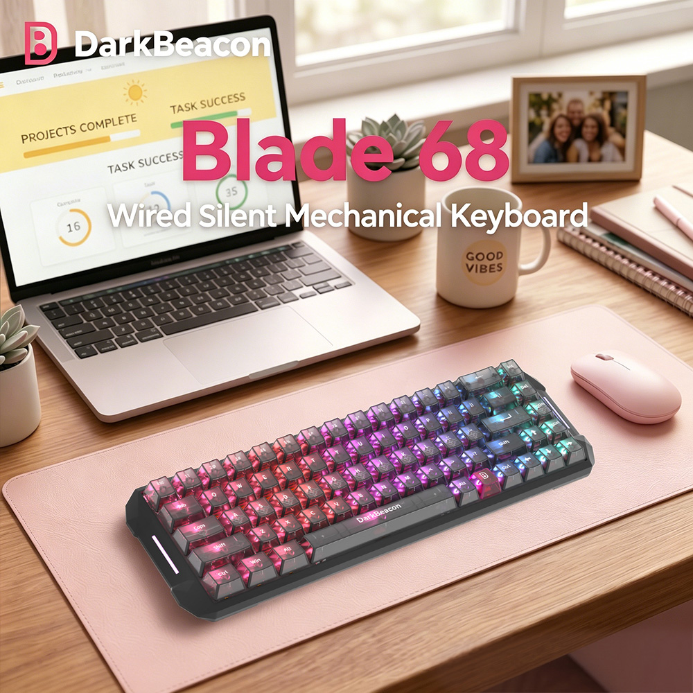 Teclado Mecânico Silencioso co - Gaming Keyboard That Is Quiet avaliação e preço