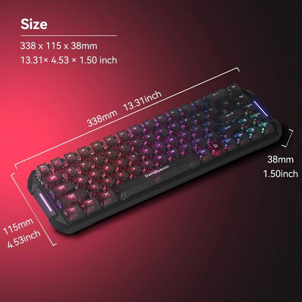 Teclado Mecânico Silencioso co - Gaming Keyboard That Is Quiet avaliação e preço