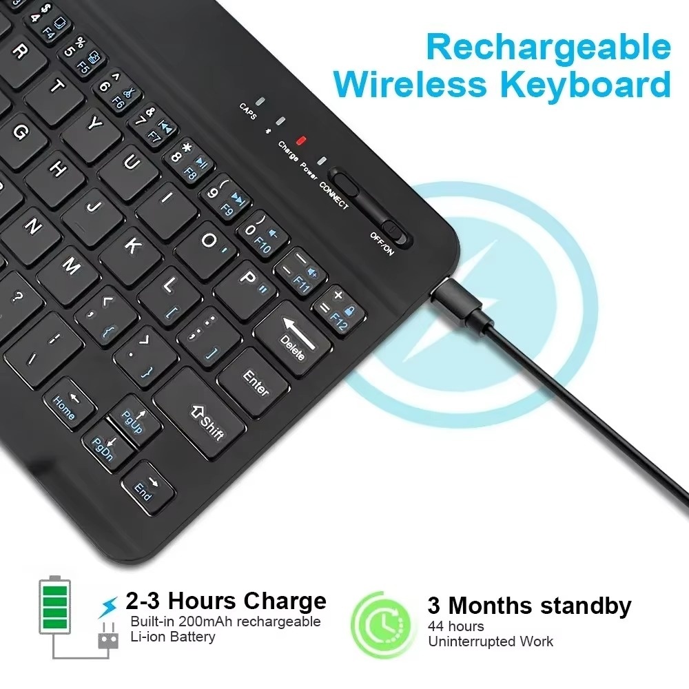 Bluetooth 5.0 teclado sem fio  - Gaming Keyboard Bluetooth avaliação e preço