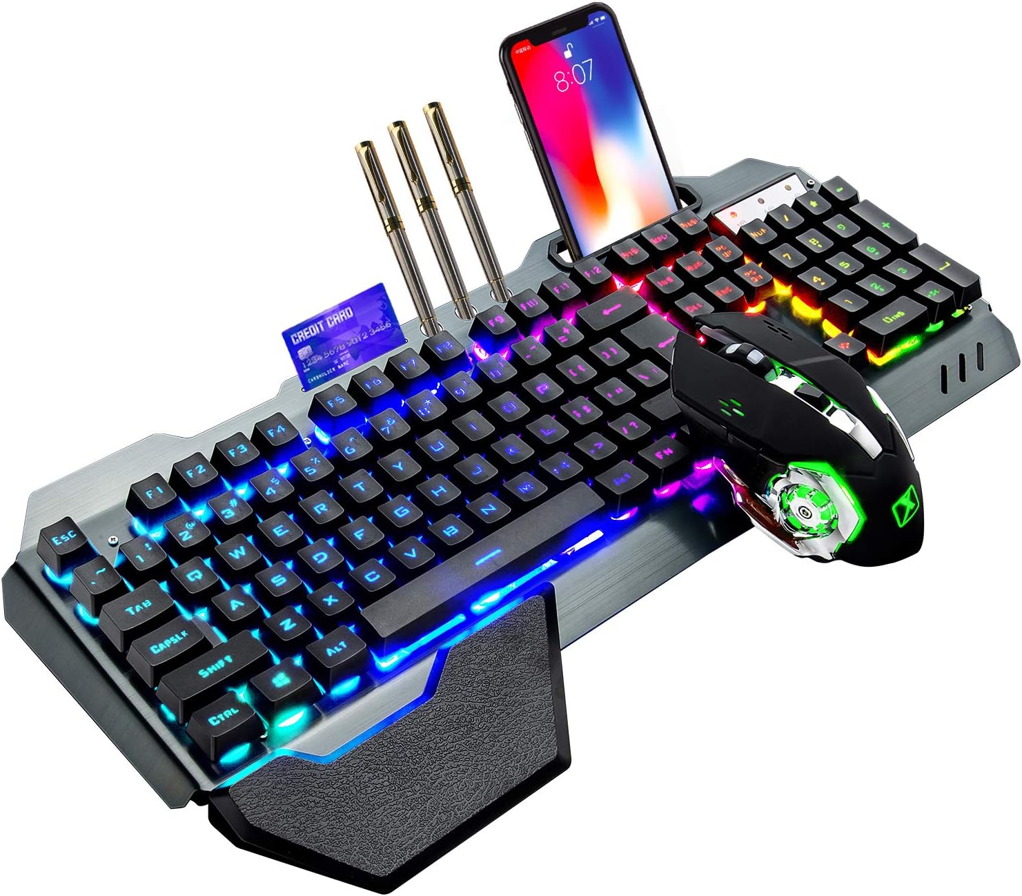 Combinação de teclado e mouse  - Gaming Keyboard Bluetooth avaliação e preço