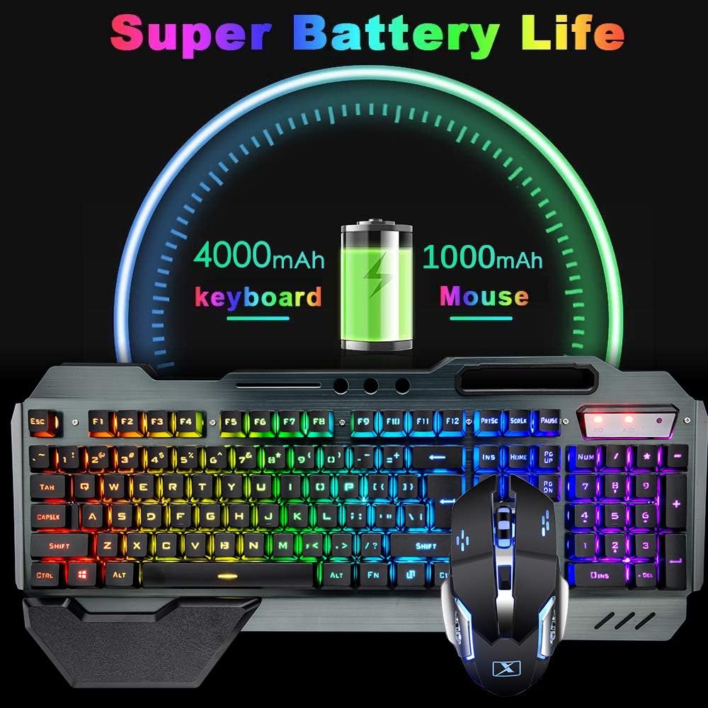 Combinação de teclado e mouse  - Gaming Keyboard Bluetooth avaliação e preço