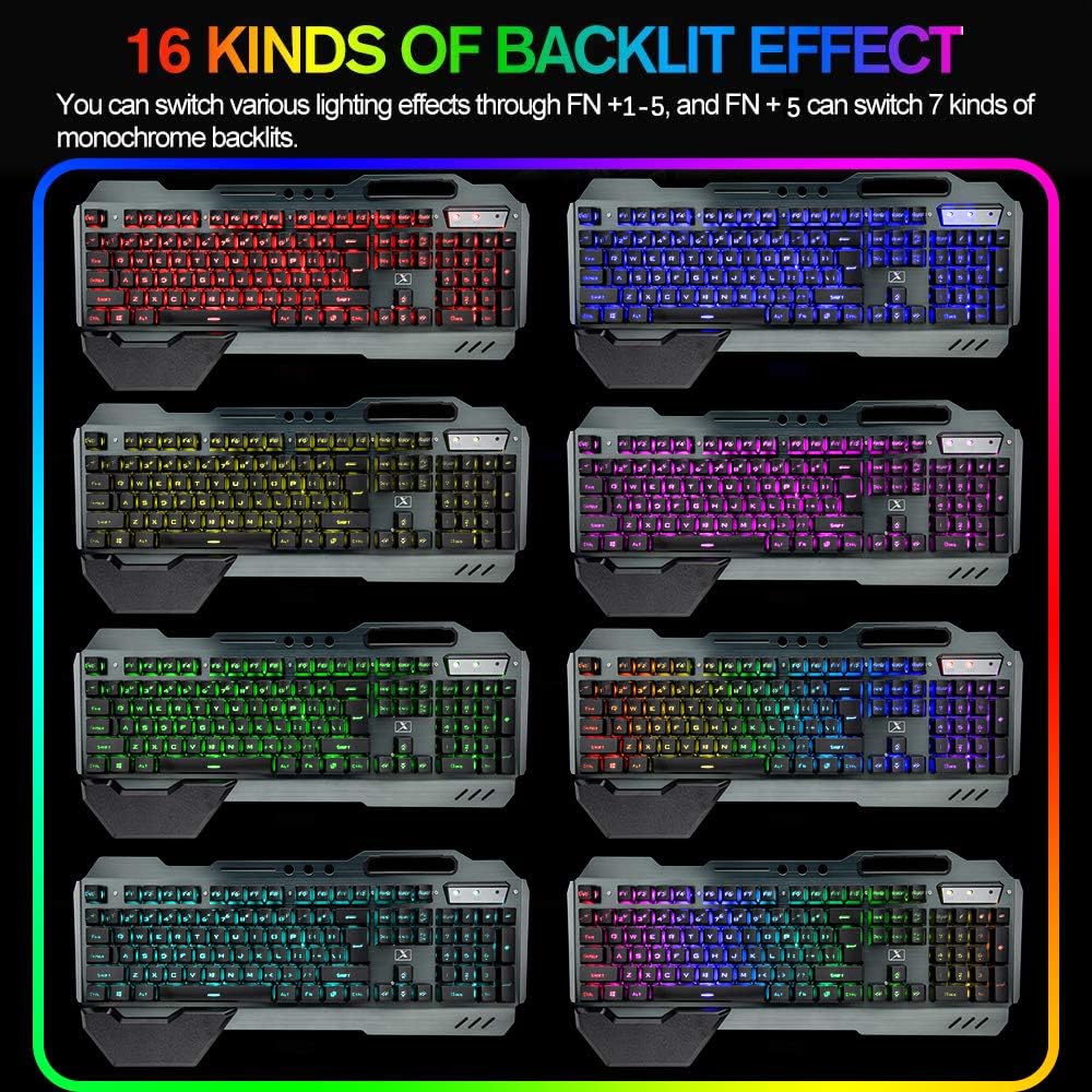 Combinação de teclado e mouse  - Gaming Keyboard Bluetooth avaliação e preço