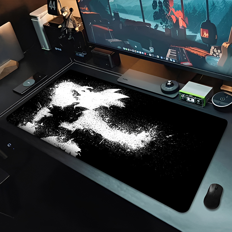 Mouse Pad Grande DBZ Black Ani - Gaming Keyboard He avaliação e preço