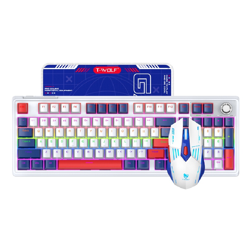 Combo de Teclado Mecânico e Mo - Gaming Keyboard And Mouse Combo Wireless avaliação e preço