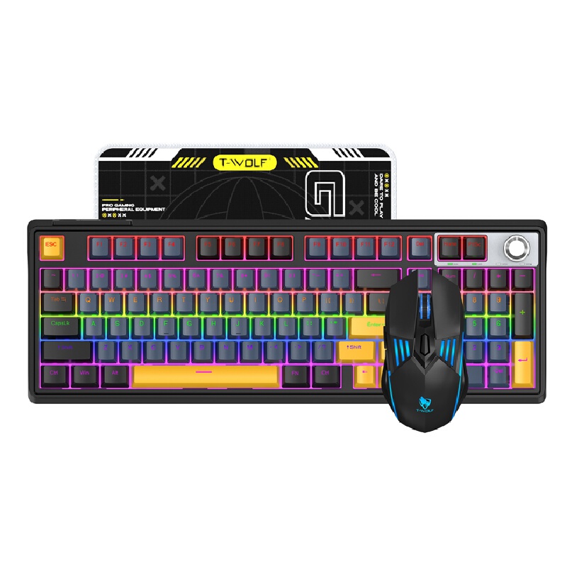 Combo de Teclado Mecânico e Mo - Gaming Keyboard And Mouse Combo Wireless avaliação e preço