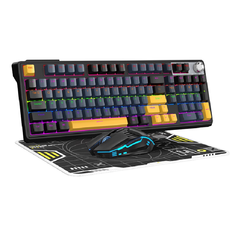 Combo de Teclado Mecânico e Mo - Gaming Keyboard And Mouse Combo Wireless avaliação e preço