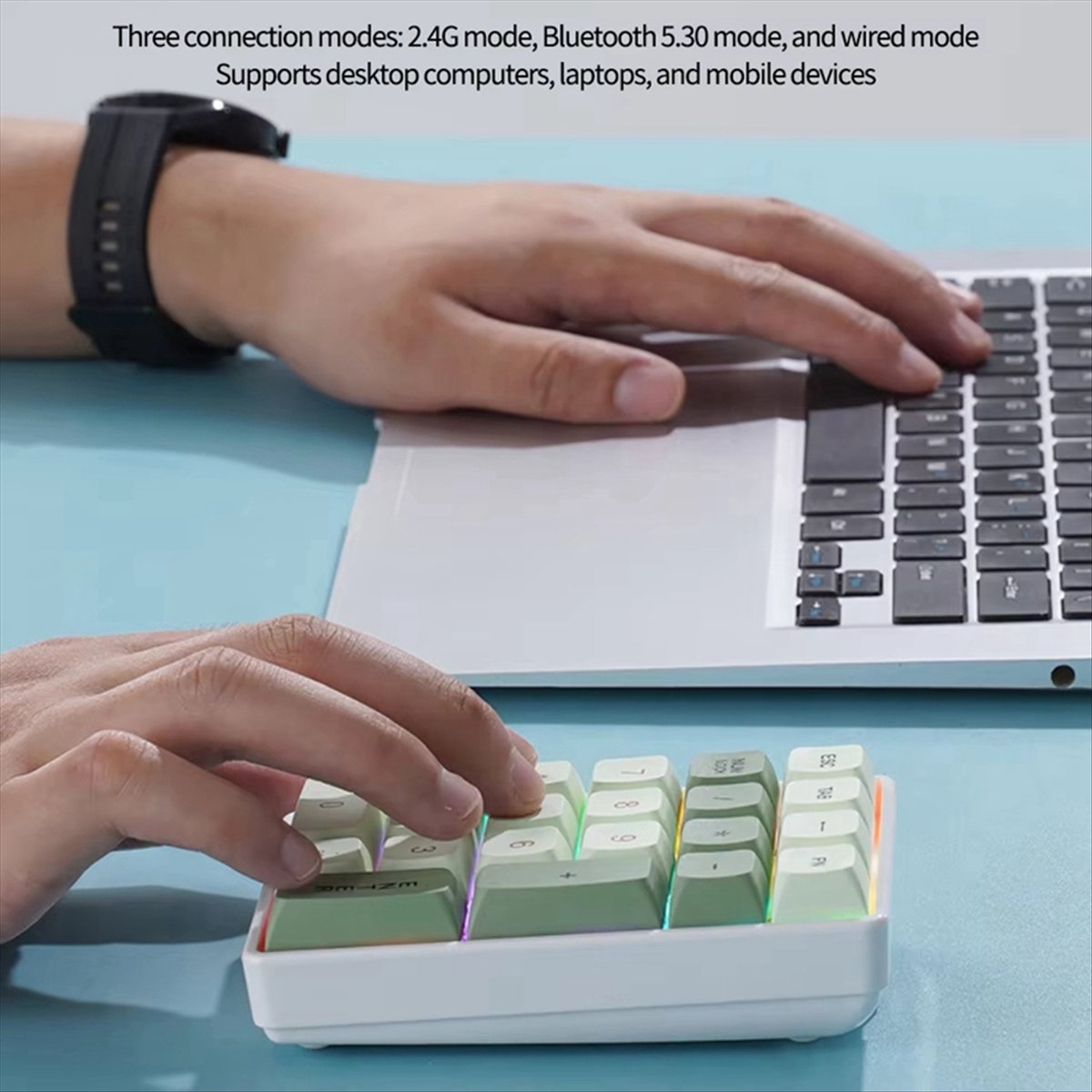 Teclado Numérico Mini N86R 21  - Gaming Keyboard Number Pad avaliação e preço