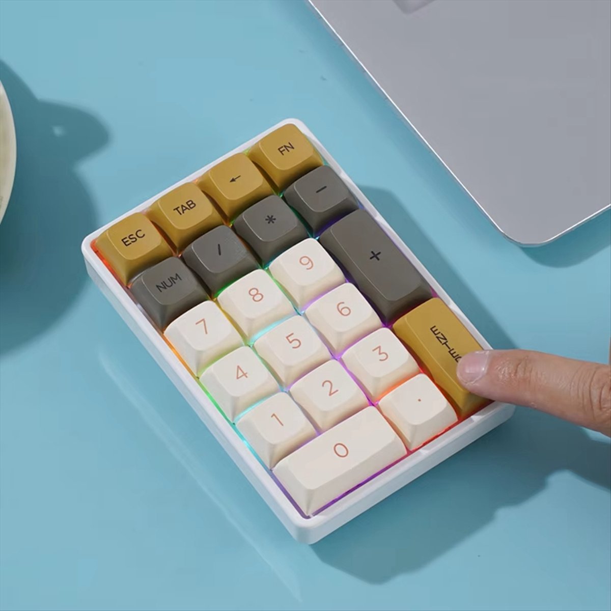 Teclado Numérico Mini N86R 21  - Gaming Keyboard Number Pad avaliação e preço