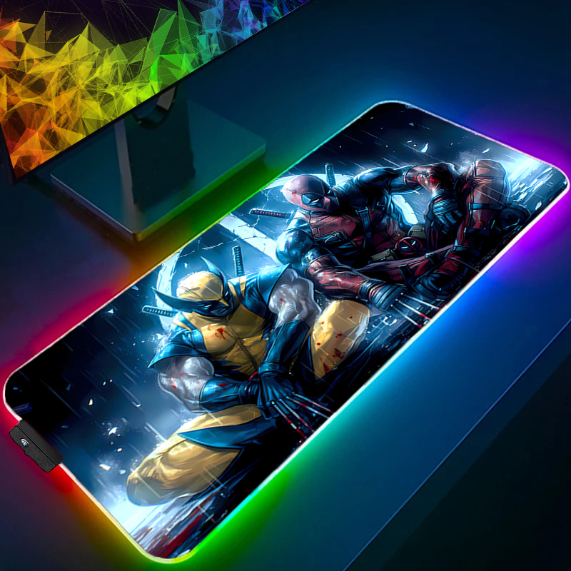 Led mouse pad jogos backlight  - Gaming Keyboard He avaliação e preço