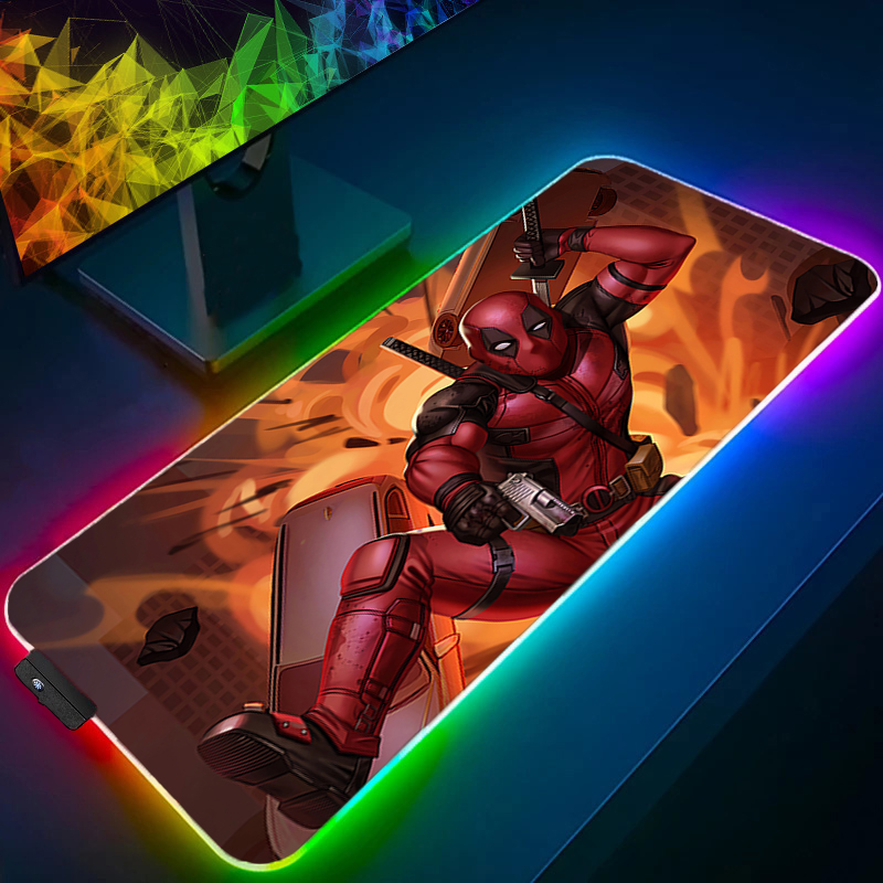 Led mouse pad jogos backlight  - Gaming Keyboard He avaliação e preço