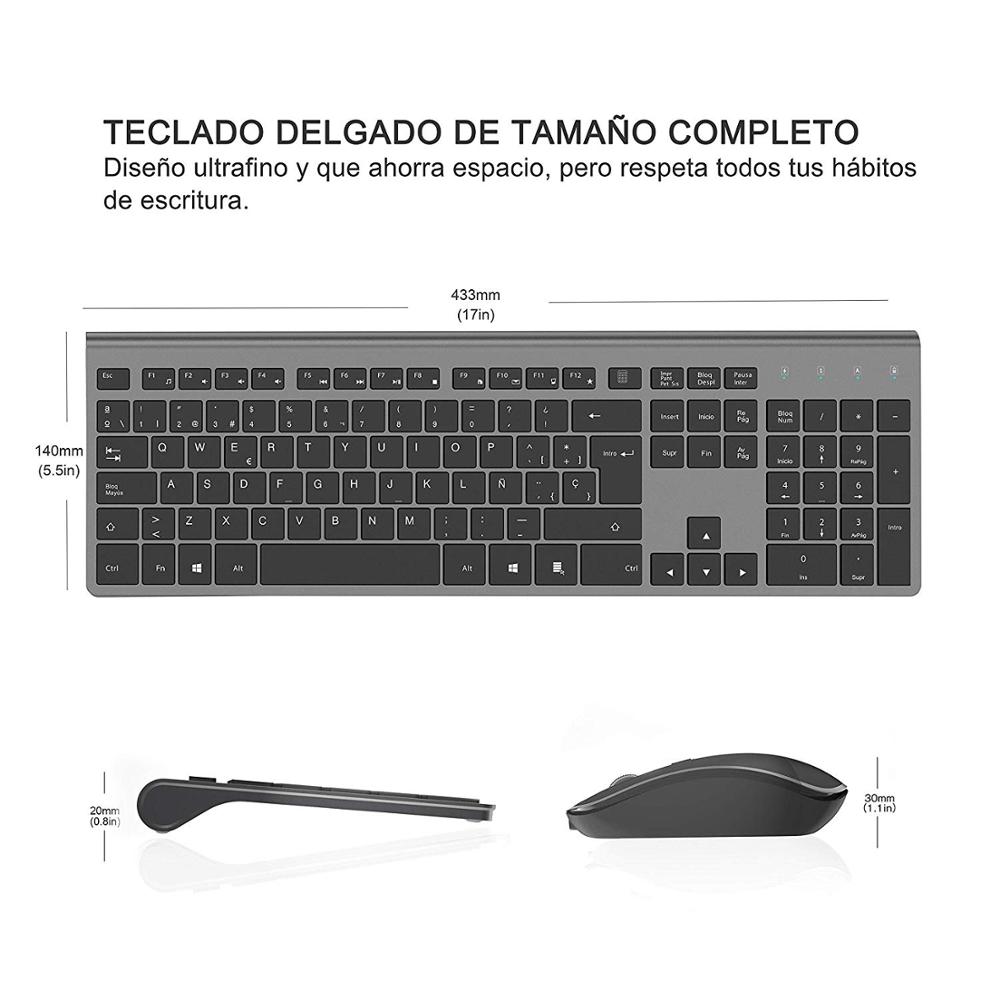Conjunto de teclado e mouse se - Gaming Keyboard And Mouse Combo Wireless avaliação e preço