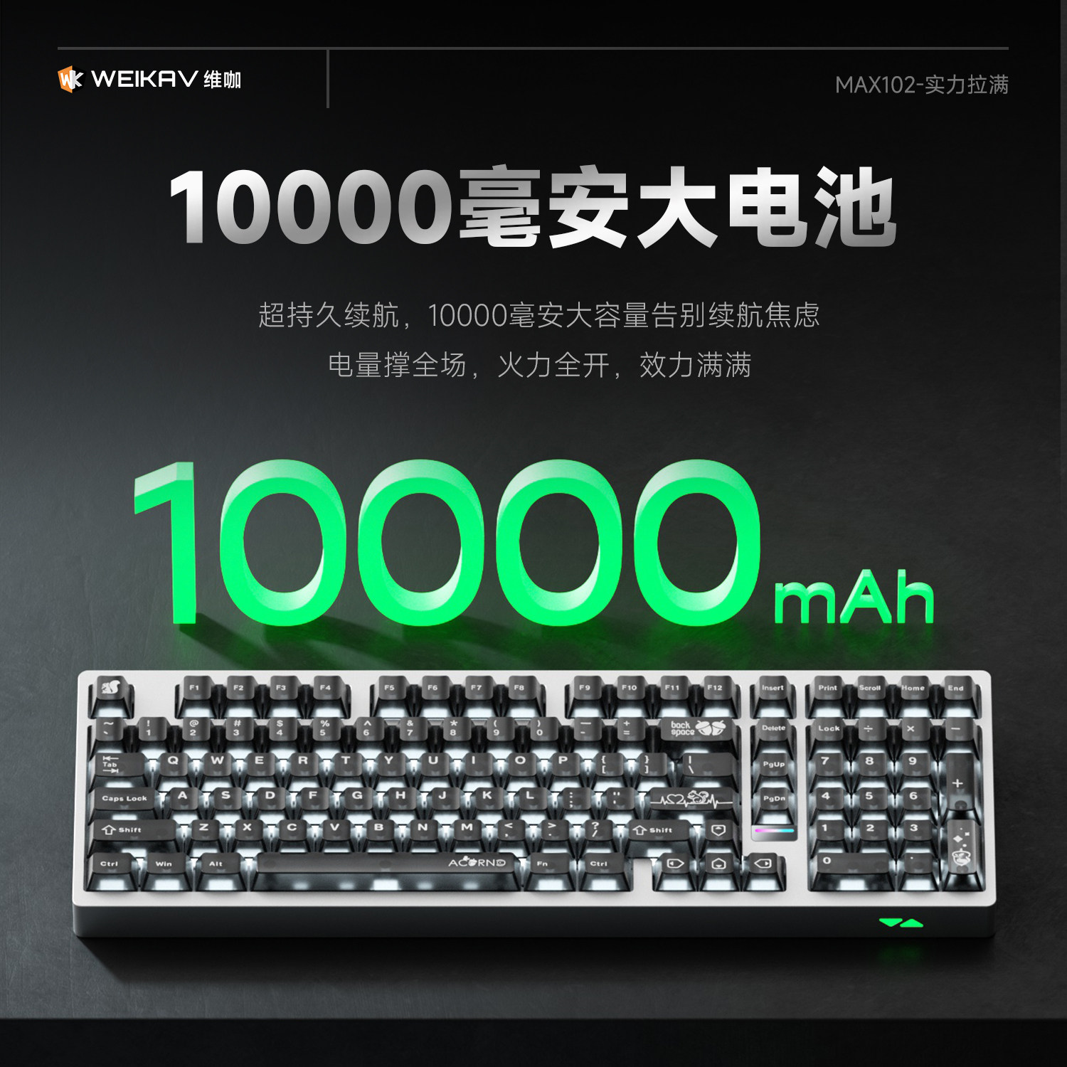 Teclado Mecânico Sem Fio Weika - Gaming Keyboard Esports avaliação e preço