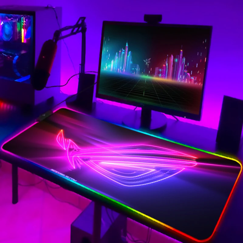Rgb mousepad legal rog mouse p - Gaming Keyboard No Rgb avaliação e preço
