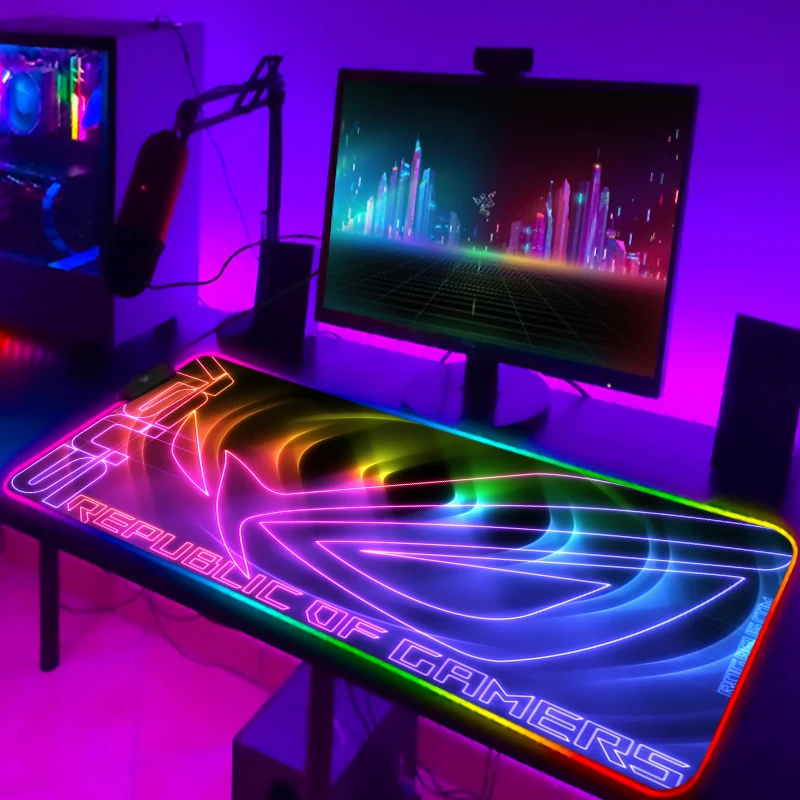 Rgb mousepad legal rog mouse p - Gaming Keyboard No Rgb avaliação e preço