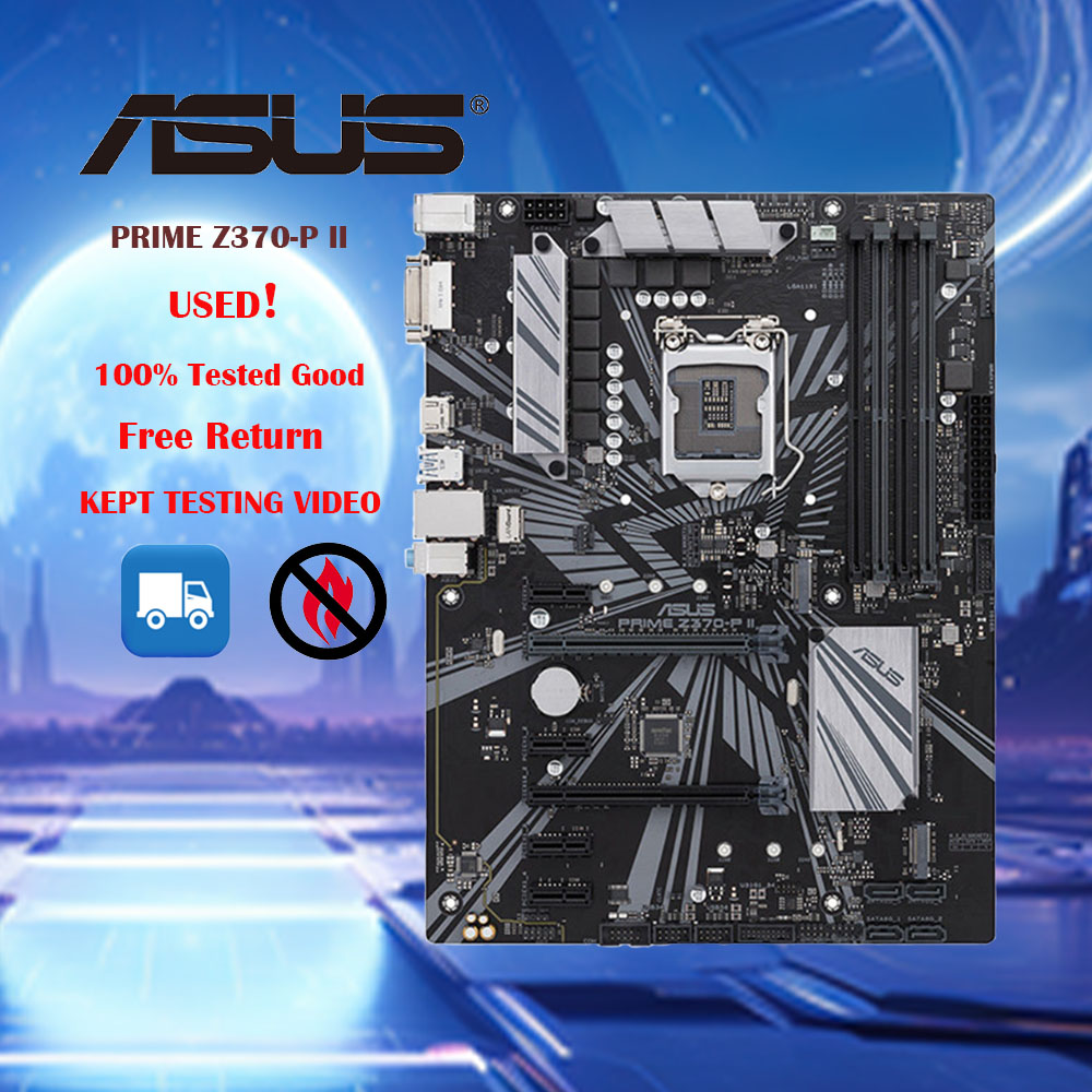 Placa-mãe Asus Prime Z370-P II - Intel Cpu Core I9 avaliação e preço