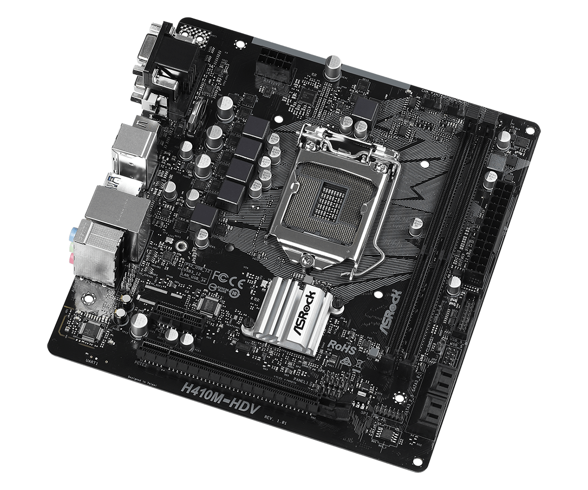 Placa-mãe ASROCK H410M-HDV Int - Intel Cpu Core I9 avaliação e preço