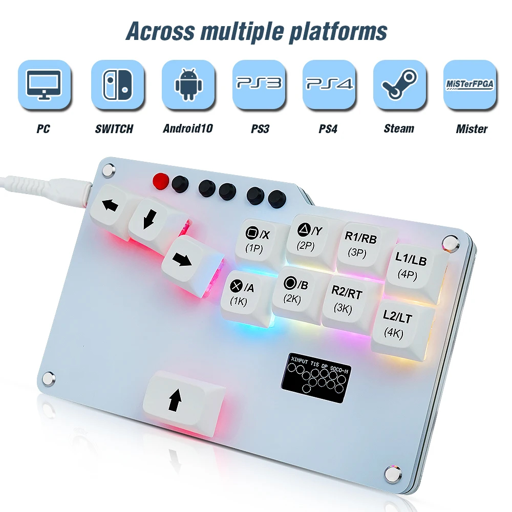 Hitbox Mini GP2040 CE Fightsti - Gaming Keyboard No Rgb avaliação e preço