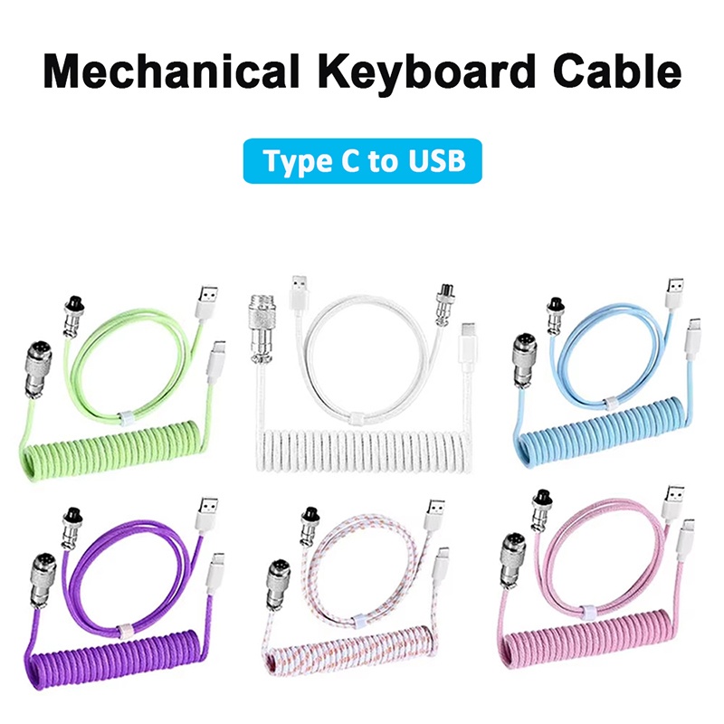 Cabo Espiral USB Tipo C para T - Gaming Keyboard Types avaliação e preço