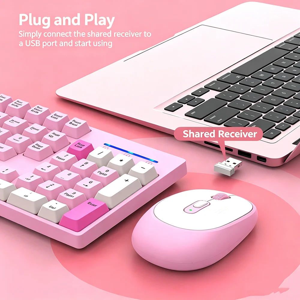 Conjunto de teclado e mouse se - Gaming Keyboard And Mouse Combo Wireless avaliação e preço