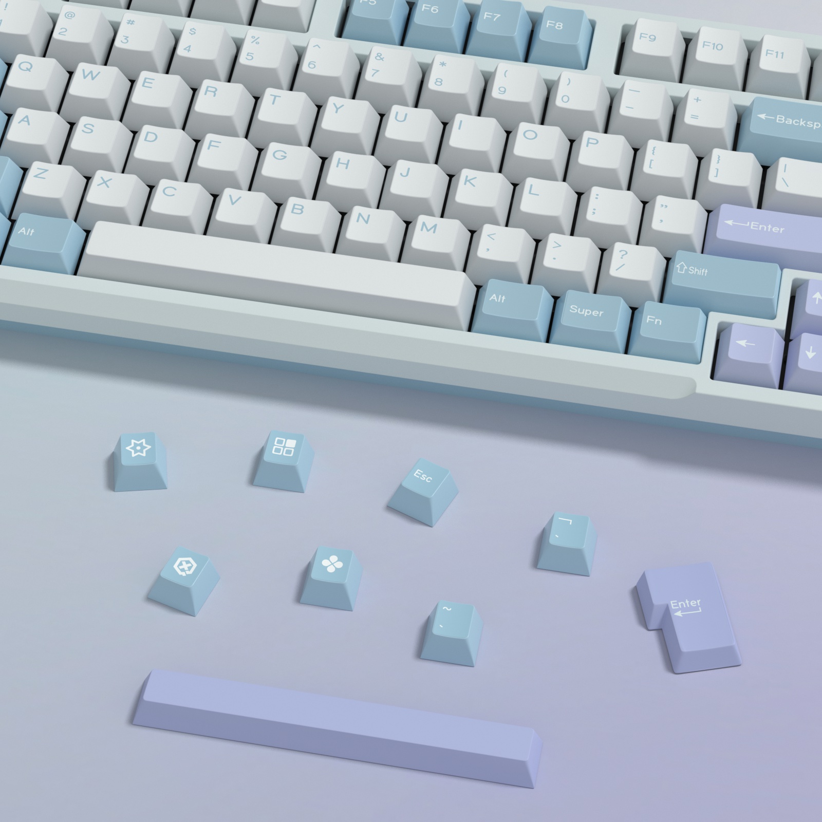 Kbdiy gmk ilusão keycap cereja - Gaming Keyboard Number Pad avaliação e preço