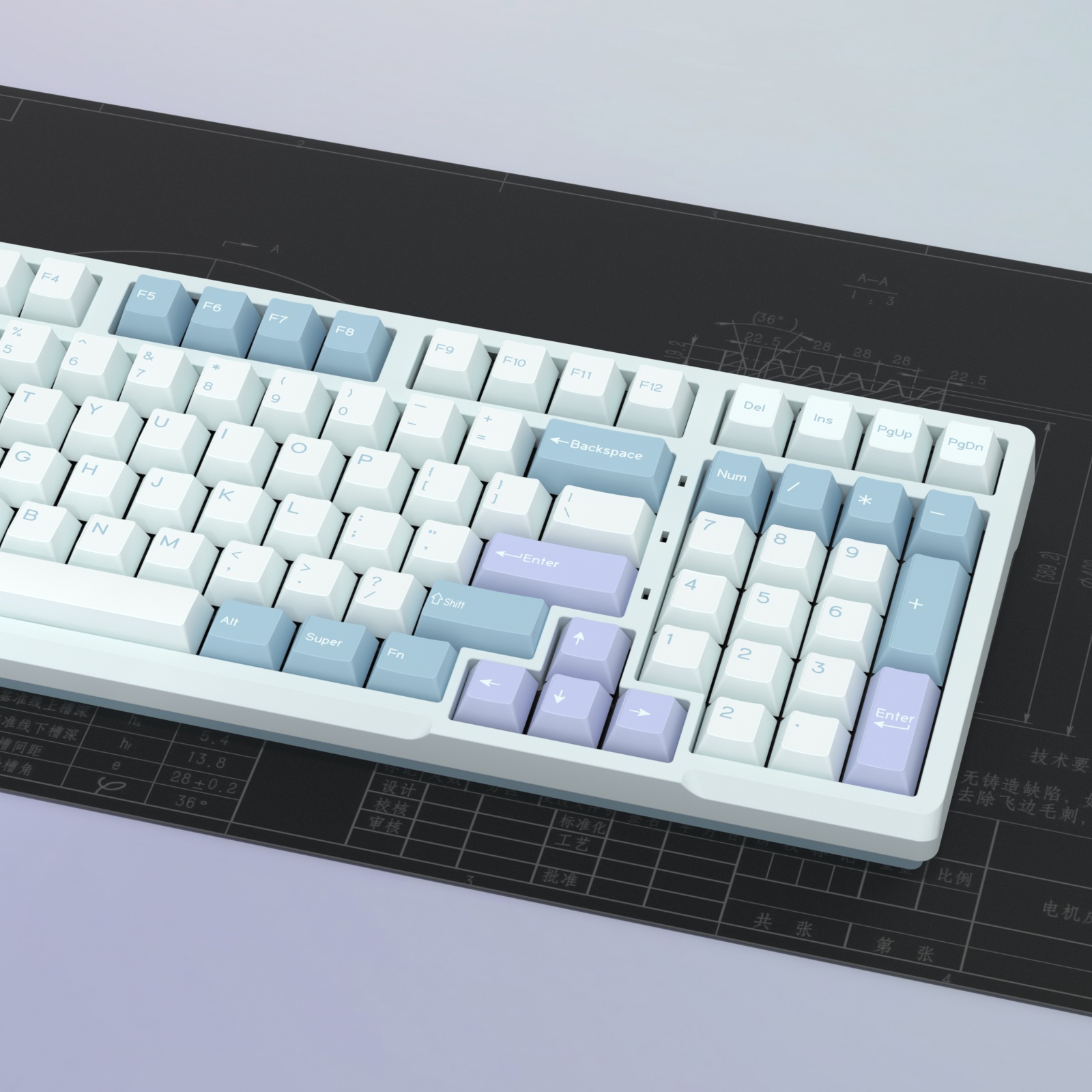 Kbdiy gmk ilusão keycap cereja - Gaming Keyboard Number Pad avaliação e preço