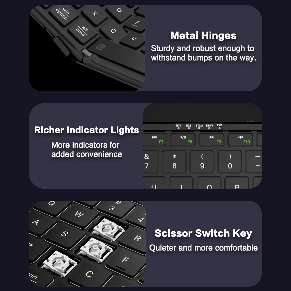 Teclado Bluetooth Dobrável JOM - Gaming Keyboard Number Pad avaliação e preço