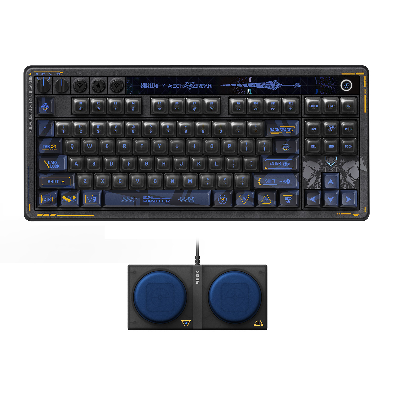 Teclado mecânico 8BitDo Retro  - Gaming Keyboard Bluetooth avaliação e preço